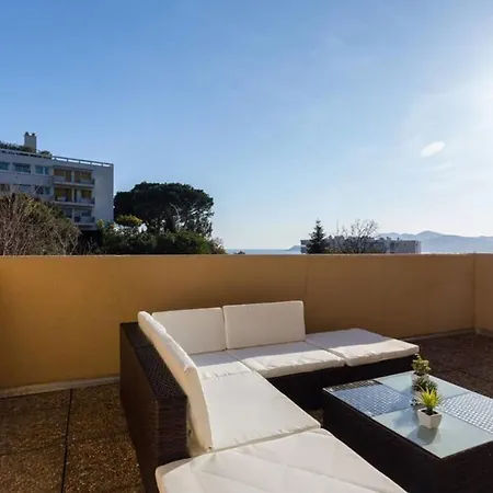 Apartment Haven Of Peace 1-br Terrace With Sea View & Pool Cannes