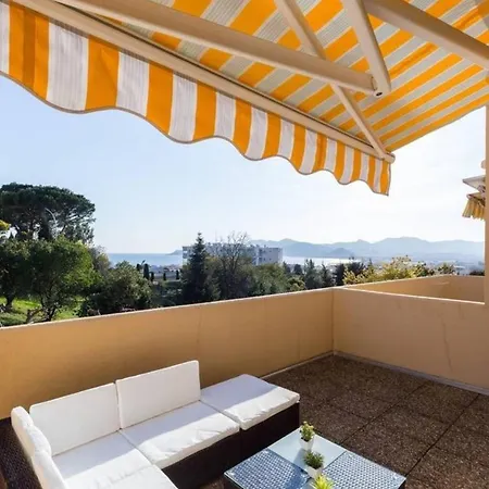 Διαμέρισμα Haven Of Peace 1-br Terrace With Sea View & Pool Κάννες